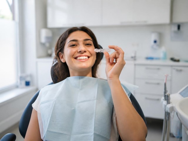 Recupere su sonrisa con ortodoncia invisible para adultos en Oroso